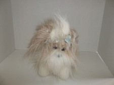 animal alley shih tzu puppy dog plush 7" tall