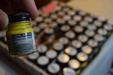 TESTORS MODEL MASTER ACRYLIC PAINT blue label 1/2 oz over 25 colors sold indivi