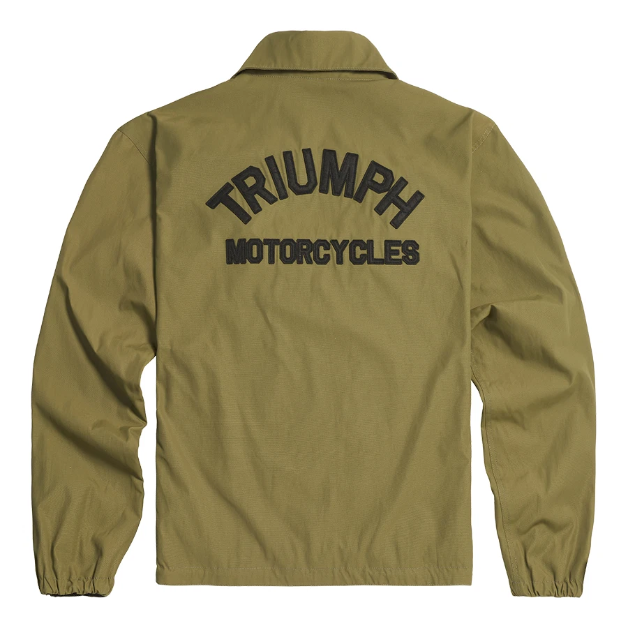 GENUINE Triumph Motorcycles Carter Coach Jacket khaki MTES24007 Casual Leisure - Image 2 of 4
