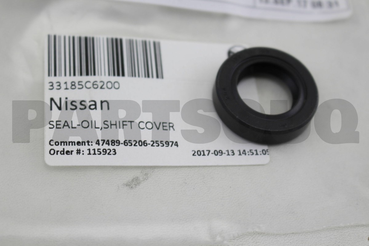33185C6200 Genuine Nissan SEAL-OIL,SHIFT COVER 33185-C6200 33185C6200 Genuine Nissan SEAL-OIL,SHIFT COVER 33185-C6200