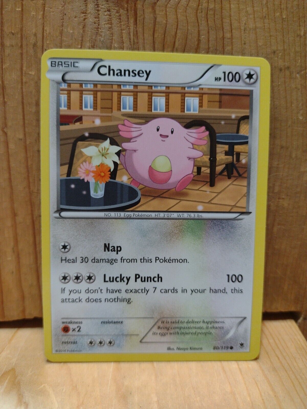 Pokemon Card 2014: Chansey  80/119