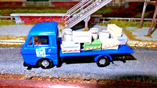 HO 1:87 camion CLF Costruzioni Linee Ferroviara con casse e fusti, plastico FS 