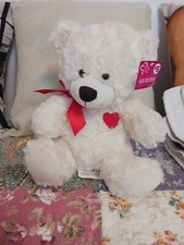 Plush Cream Color Teddy Bear 10" NWT