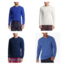 Polo Ralph Lauren Men's Sleep Shirt S or L Waffle Knit LS Crew Neck Lounge Tee