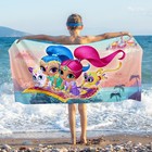 Shimmer and Shine Beach Towel Cotton Microfiber Blend Birthday Gift 30"x60"