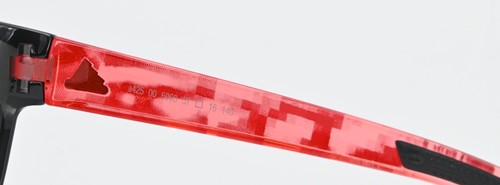 ADIDAS Wildcharge Sonnenbrille a425 00 6068 Oval Schwarz Rot Glanz Leicht Sport - Picture 5 of 9