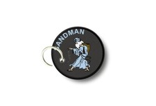 Keychain Round Printed Double-Sided Sandman