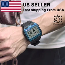 Men Waterproof Digital Sports Watch Military Tactical LED Backlight Wristwatch