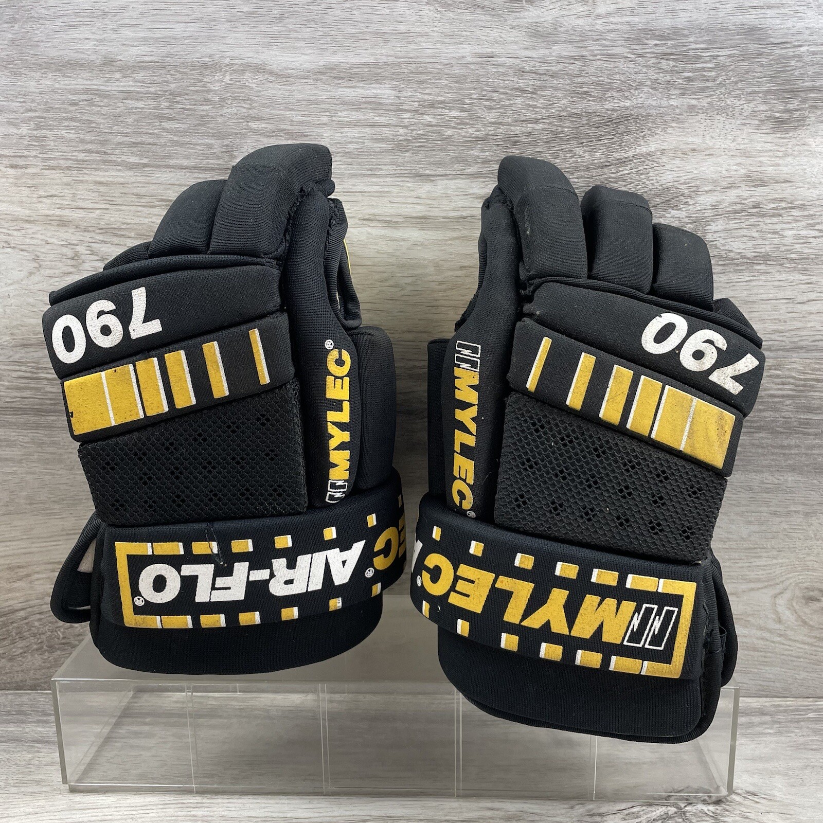 Mylec AirFlo 790 Hockey Gloves Size 13" Black Yellow eBay