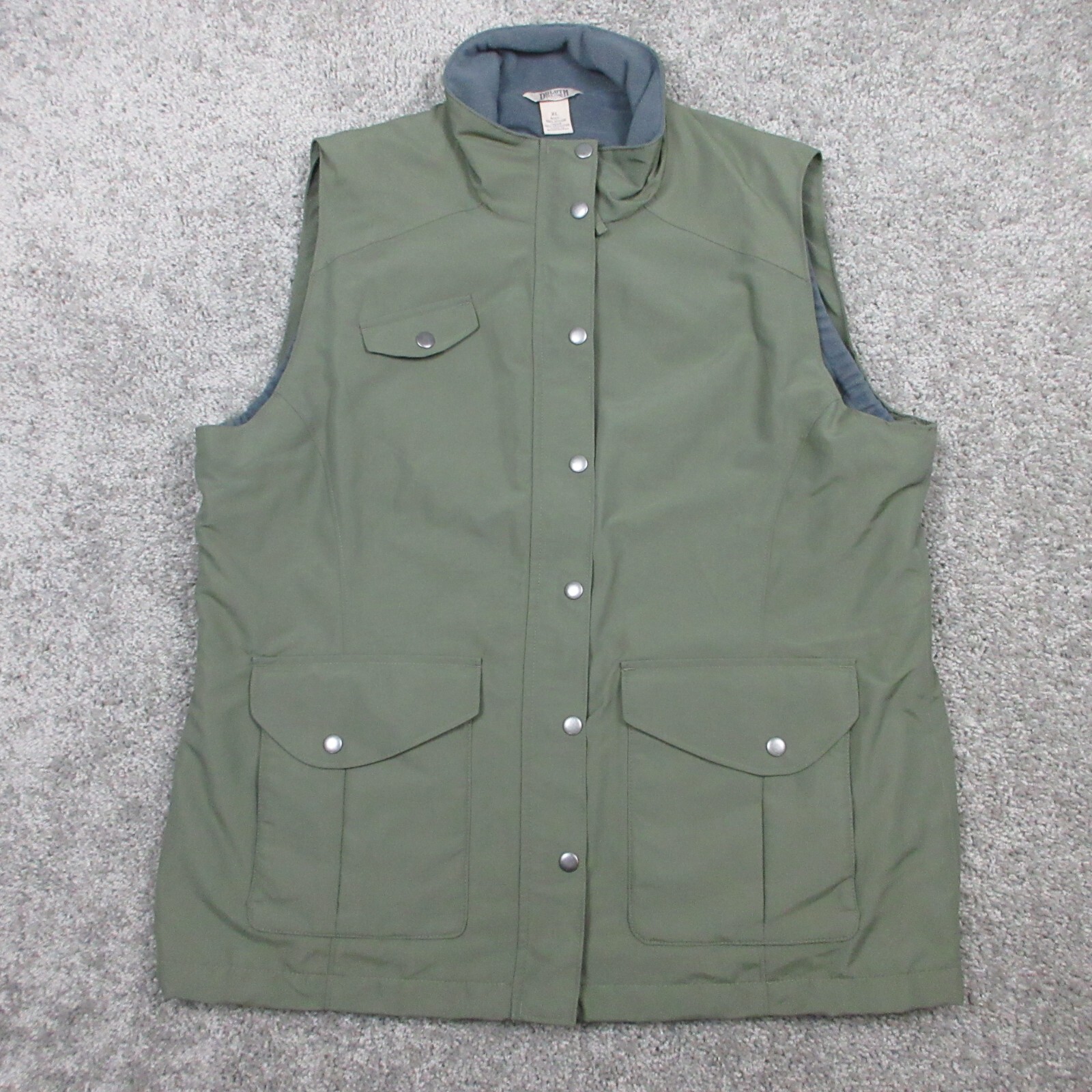 Duluth Vest Womens Extra Large Green Jacket Sleeveless Outerwear Outdoors