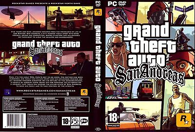 Grand Theft Auto SAN ANDREAS - COMPLETE PC DVD Video Game - German