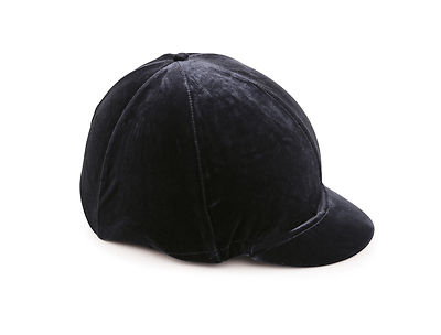 SHIRES VELVET LOOK VELVETEEN HAT SILK COVER JOCKEY SKULL CAPS