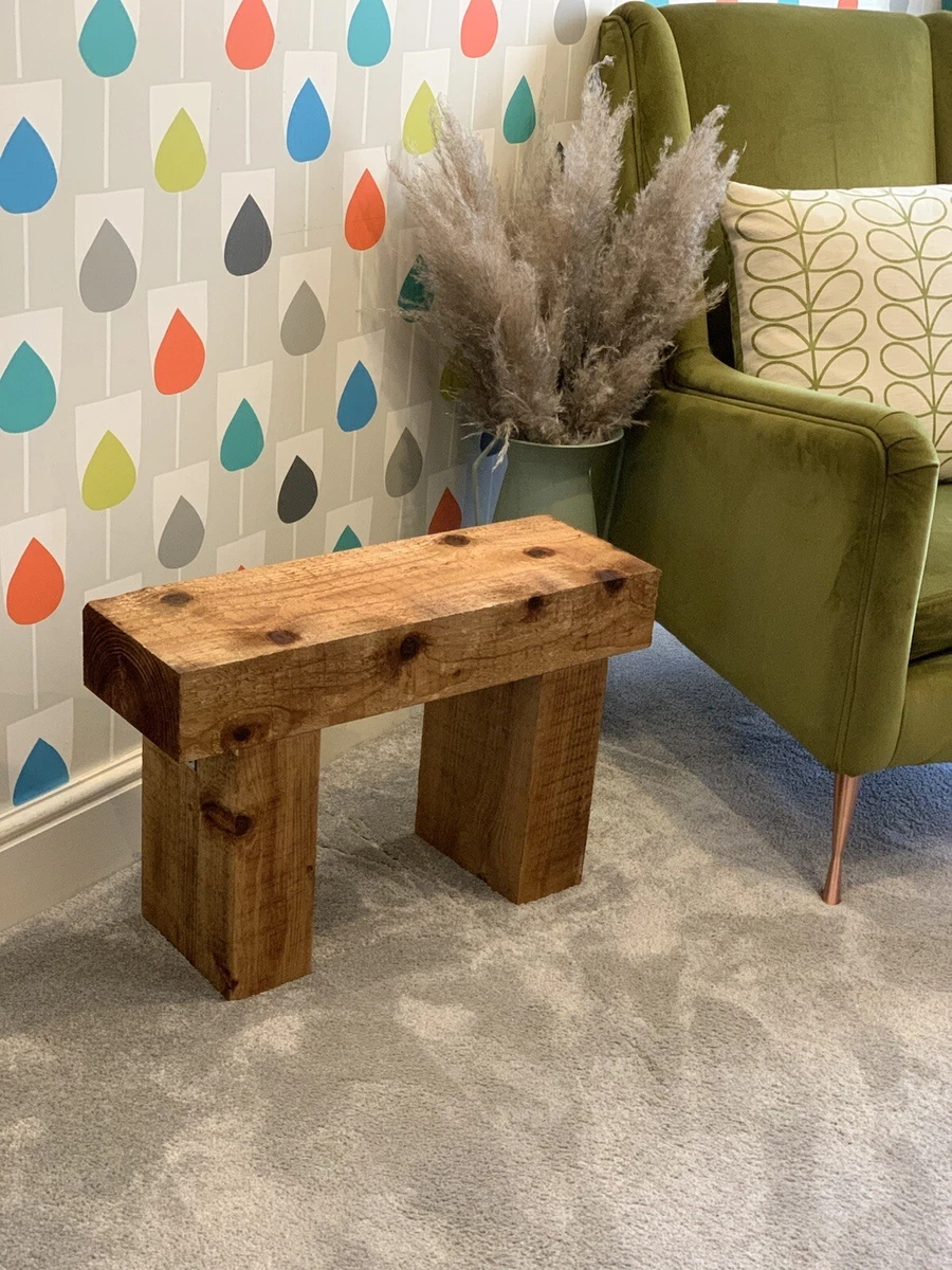 Handmade Treated 60cm Wooden Garden Sleeper Bench