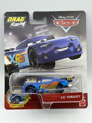 Disney Pixar Cars XRS Drag Racing LIL' Torquey # 117 Die Cast Car
