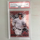 2022 Topps Finest - Aaron Judge #74 Gold Refractor /50 PSA 9 First On The Print!