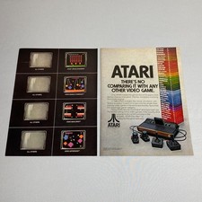 Atari Video Game Console 1981 Vintage Magazine Print Ad