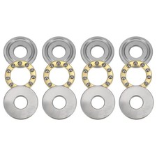 4Stk F8-22M Miniatur Schubkraft Kugel Lager 8mm Bohrung 22mm AD 7mm Dick