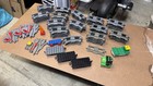 Curved, Straight, And Switching Tracks + Cars And Inoperable Train Engine. 79+Pc — photo 2