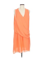 Mango Women Orange Cocktail Dress 8