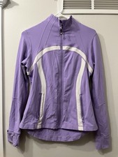lululemon woman  s define jacket sz 10 lilac color EUC