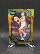 2025 Panini Select WNBA #226 Skylar Diggins Gold Prizm /10 SP Courtside