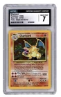 Pokemon Charizard Base Set Unlimited Holo Rare #4 BLACK DOT ERROR CGC 7