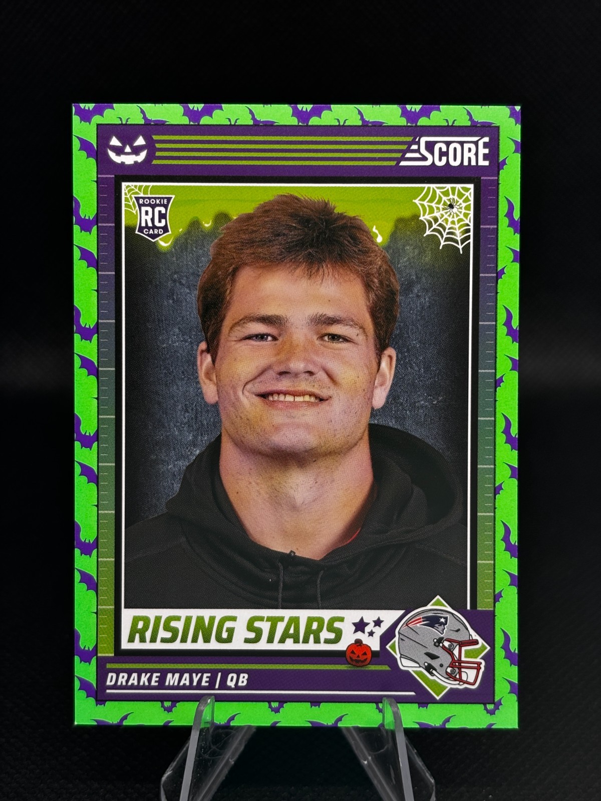 2024 Panini Score-A-Treat - Rising Stars Drake Maye #17 Green Bats (RC)