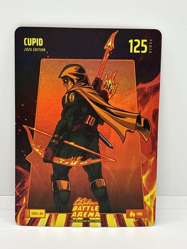 2026 Battle Arena Grillin\' Fire Battlefoil #GRILL-84 SP Cupid Jordan Love