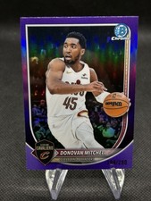 2025-26 Bowman Basketball Donovan Mitchell Purple Refractor /250 #BCV-91 Cavs