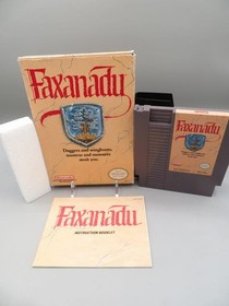 Nintendo NES Faxanadu Video Game Complete NM