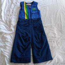 Obermeyer Kids Ski Snow Bib Snowsuit Salopette Blue Size 5