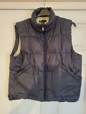 Diesel prawdziwa kamizelka puchowa granatowa rozmiar L ocieplacz pikowana vintage lata 90-te