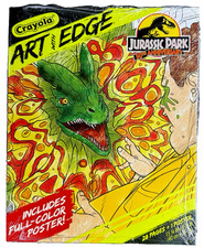 Crayola Art With Edge Coloring Books Jurassic Park 30Th Anniversary Edition