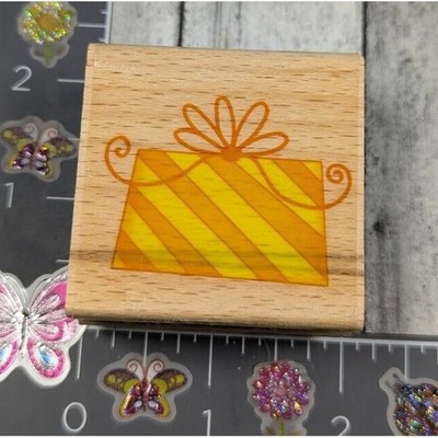 Sarah Beise Gift Present Rubber Stamp Wood #K39