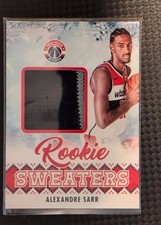 2024-25 Panini Hoops Rookie Sweaters Alexandre Sarr #RSW-SAR