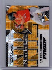 Trent Caraway 2025 Leaf Metal Baseball 1/1 Pre Production Proof
