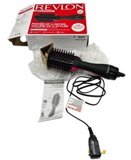 NIB Revlon One-Step Volumizer and Hair Dryer Brush Black Ceramic Corded Electric