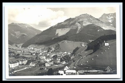 Ansichtskarte Eisenerz mit Erzberg - Stmk. Österreich