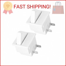 Refrigerator Door Light Switch, 2PCS Whirlpool Refrigerator Light Switch Compati