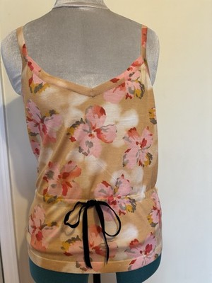 CHRISTIAN DIOR  Womens Knit Cashmere Silk Sleeveless Top Blouse Size 42 US 10