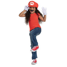 Kids Classic Super Mario Bros. Mario Elevated Costume Accessory Kit - Disguise