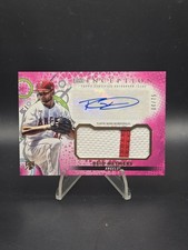 Reid Detmers 2022 Topps Inception Angels Two Color Patch Auto 04/75 IAP-RDE PINK