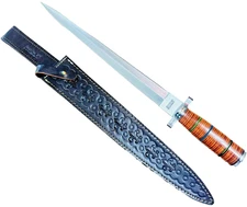 IMPACT CUTLERY Custom Made 20" KNIFE Stiletto Toothpick RARE Sword Dagger KNIVES