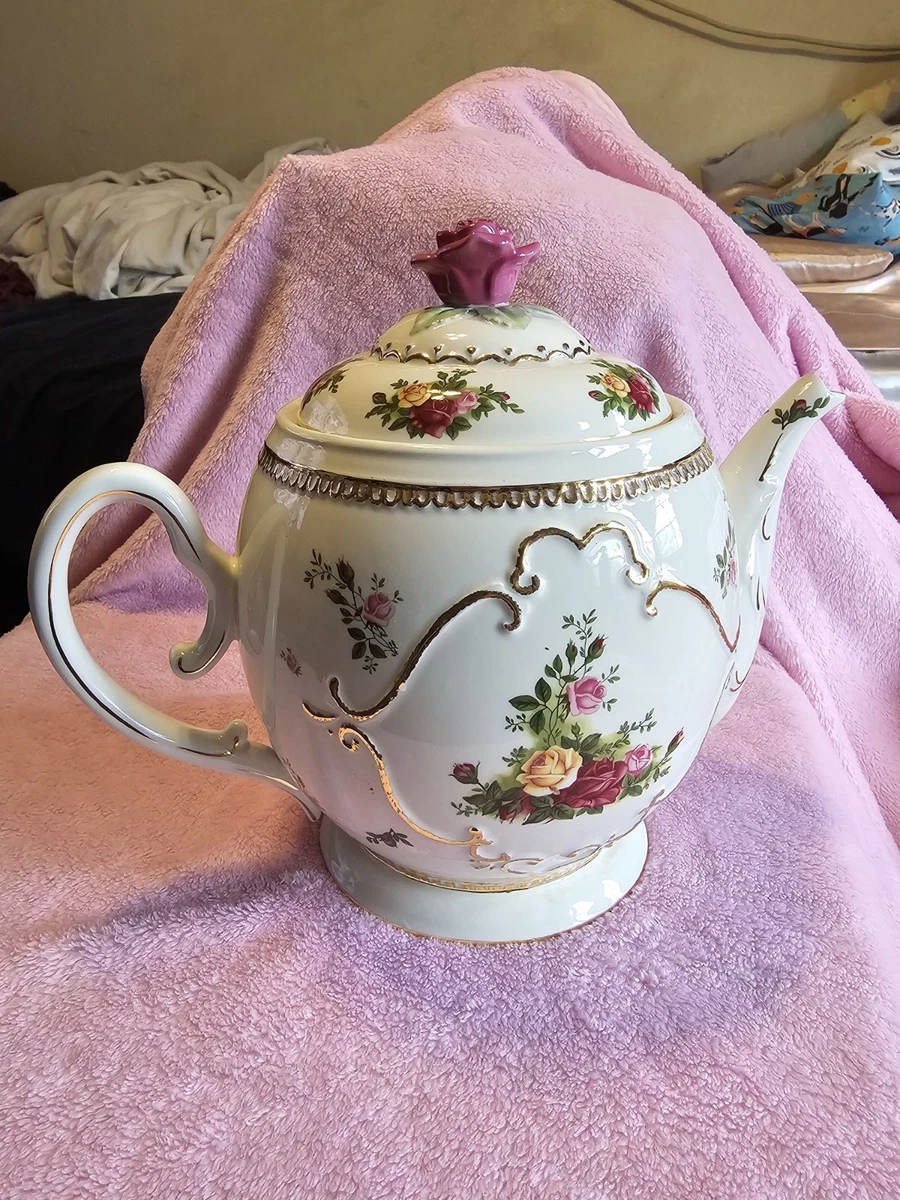 Old Country Roses Cookie Jar for sale | eBay