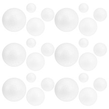 240 Pcs Handmade Foam Balls Round Bulk Craft Supplies DIY School