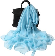 FAIRYGATE Ladies Scarves Long Soft Chiffon Neck Scarf for Women Shawl Wrap Scar