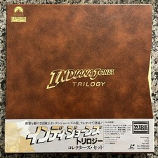 Indiana Jones Trilogy JAPAN LASERDISC 5LD BOX SET PILF-1560 MOVIE OBI RARE