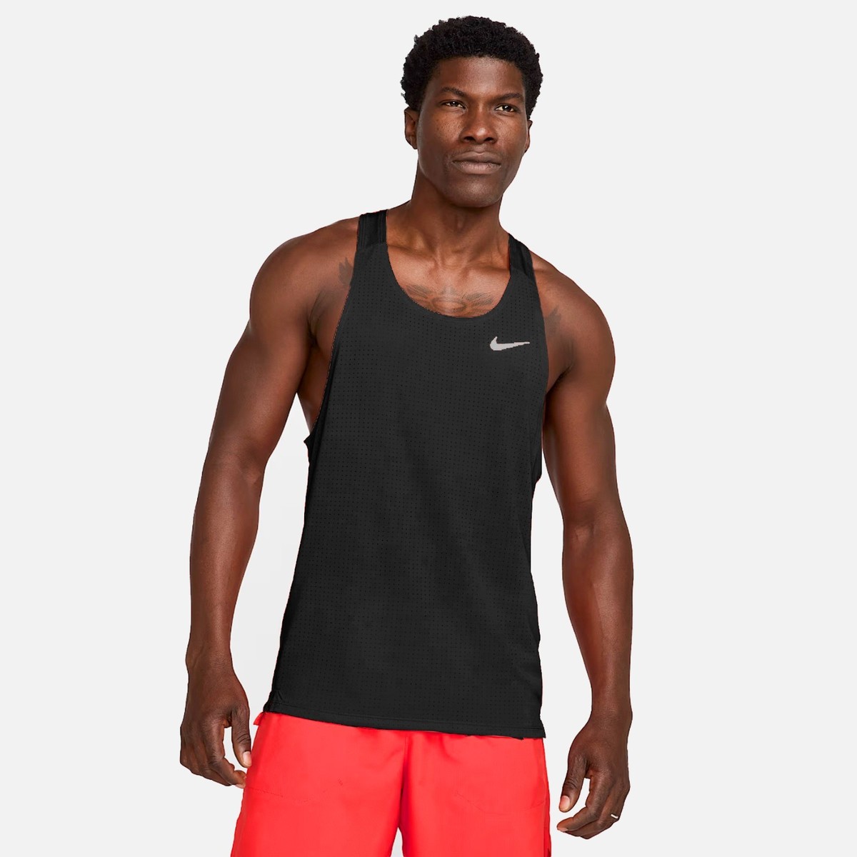 Nike Dri-FIT Fast Men's Running Tank Top Black FN4229-010 Size