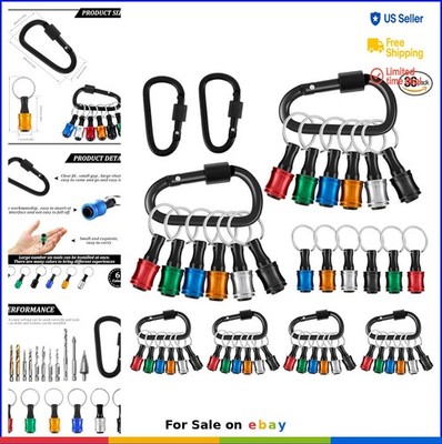 Bit Holder Set 36 Piece 1/4 Inch Hex Shank Quick Change Long Short Extension