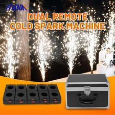 Base de máquina de chispa fría PAIDUN 10 PIEZAS + 2 PIEZAS control remoto efecto fuegos artificiales